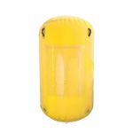 Boa segnaletica cilindrica da regata gonfiabile in PVC Giallo Ø100x150cm MT3821230
