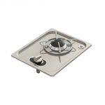 Recess-fit stainless steel cooktop 1 burner 1750W 305x245mm recess OS5010243