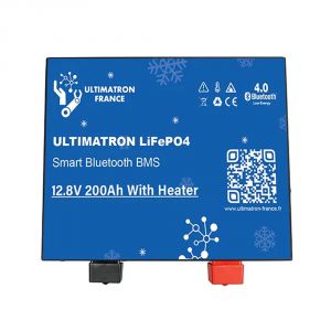 Ultimatron LiFePO4 12V 200Ah ULM-12-200H Lithium Battery BMS Smart Bluetooth ULULM12200H