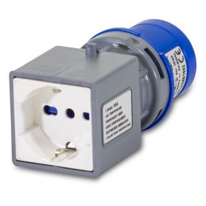 Adattatore civile-industriale Spina CEE 2P+T 16A Presa universale P40 2P+T 16A N50523527258