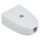 Space-saving electrical socket 2P+T 10/16A 250V white two-way N50523521207