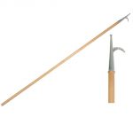 Mezzo marinaio fisso in legno 250/30 con gancio in Inox MT0700625