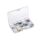 Scatola porta minuterie trasparente con 15 scomparti 16x11x3cm N5100314062
