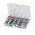 Scatola porta minuterie trasparente con 6 scomparti 16x11x3cm N5100314063