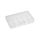 Scatola porta minuterie trasparente con 6 scomparti 16x11x3cm N5100314063
