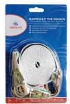 Coloured polyester Ratchet strap with hooks 2mt #N10900903524