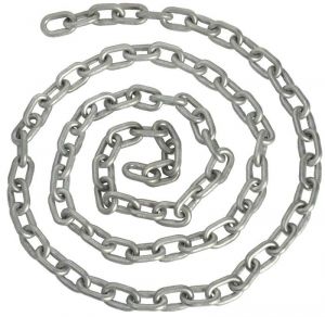 Galvanized steel calibrated chain - D.10mm 150mt #OS0137310-150