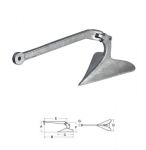 Plough Anchor in Hot Galvanized Steel 7Kg #N10701705660