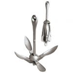 Hot Galvanized steel Grapnel Anchor 12 kg #OS0113912