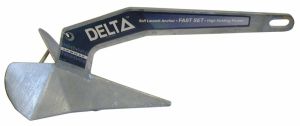 LEWMAR Delta zinc-plated steel anchor 16 kg #OS0110816