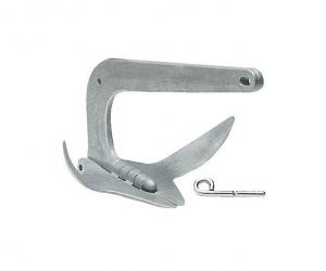 Trefoil Folding Anchor in hot galvanized cast steel 5kg #OS0110405