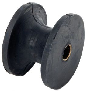 Hard rubber spare pulley for bow roller D.64mm Width 43mm Hole 12mm #OS0121882