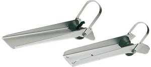Satin-finish Stainless Steel Bow roller L.393x52mm with U-bolt and a chain guide #OS0111886
