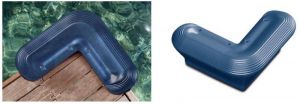 Paracolpo pontile Bend Fender - Blu - 330x250x110mm #OS3351908