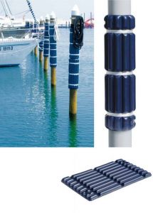 Paracolpo pontile Cover Fender - Blu - 800x450x30mm #OS3351909