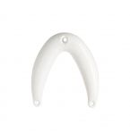 White Soft blown PVC fender 55x47cm #OS3351303