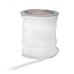 Treccia Piattina in PP a 32 fusi 5,6x25mm Bianco Ø18 Venduta al metro #N10502806702