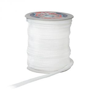 Treccia Piattina in PP a 32 fusi 5,6x25mm Bianco Ø18 Venduta al metro #N10502806702