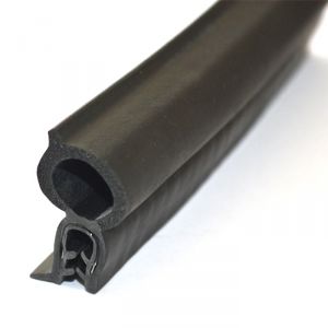 Reinforced PVC strip for fibreglass edges Black Sold by the metre #OS4449300