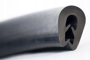 Black PVC profile for trimming fibreglass/wood/metal Black Sold by the metre #N10203012875