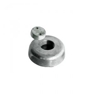 Anodo di Zinco a Rondella con Fissaggio a Scomparsa ∅ 120x35 mm 2,80 Kg #OS4391828