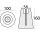 Anodo di Zinco ad Ogiva per Ancoraggio completo di Cavo di Fissaggio 2,50 Kg #OS4300501
