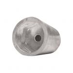 Anodo di Zinco ad Ogiva Esagonale Tipo Radice dal 1996 Asse ∅ 60 mm #N80605430146