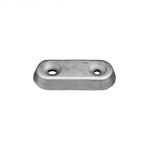 Anodo di Zinco a Piastra Tipo VETUS per timoni o flaps 150x60xh25mm 900g #OS4390200