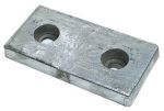 Bolting Zinc Anode Fitted with Rubber Plate 200x100x30 mm 3,80 kg #OS4392004