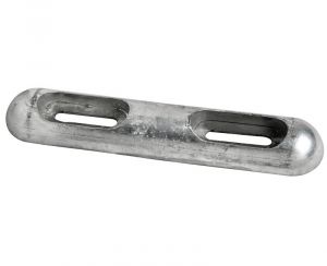 Bar Zinc Anode to Bolt 320x65 mm 2,32 Kg #N80606230329