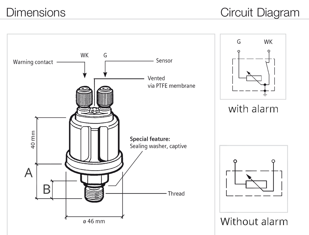 Pressure Sensor Wiring Diagram