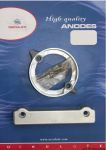 Kit 2 Pezzi Anodi di Zinco VOLVO 280 Piede Duo Prop Intercambiabili con gli Originali #OS4334100