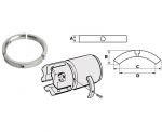 VOLVO Sail Drive - Folding Prop Collar Leg Zinc Anode 3584442 #OS4353501