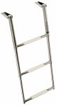 Stainless steel over platform telescopic ladders 3 Steps 89x39cm #OS4954003