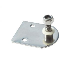 Stainless steel plate with threaded pin 8mm #OS3801300
