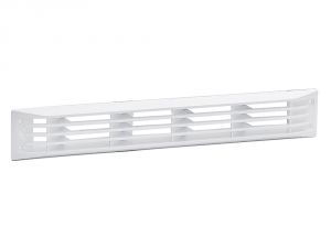 Zebra ABS Louvre air vent 435x64mm White #OS5345802