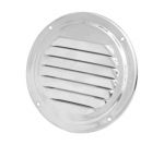 Polished stainless steel round vent 125mm #N30511702015