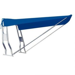 Tendalino Telescopico per Roll-Bar Tubo in Inox Blu Navy 120x145x190cm #OS4690611