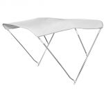 Tendalino Pieghevole Bianco 3 Archi 185/195xh110cm P180cm OS4690822