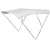 White 3-Arc foldable bimini 200/210xh110cm D180cm OS4690823