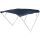 Capottina parasole blu navy Bimini Depth 4 archi 190/200xh140cm P250cm OS4691814