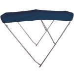 Tendalino Pieghevole Blu Navy 3 Archi Inox Alto 200/210xh140cm P180cm OS4692014