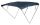 Tendalino Bimini Depth 4 Archi Alto in Inox P.250cm H.145cm L.170/180cm Bianco #OS4692110