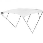 Tendalino Bimini Depth 4 Archi Alto Inox 168x180/190xH140cm P250cm Bianco OS4692110