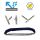 Depth 4 Bow High Bimini 188x200/210xh140cm P250cm Navy Blue OS4692121
