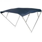 Tendalino Bimini Depth 4 Archi Alto Inox 228x240/250xh140cm P250cm Blu Navy OS4692123