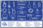 Nautical knots sticker 16x24cm #N30112621814