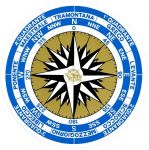 Compass-rose/Rose of the Winds sticker D.15cm #N31812621815