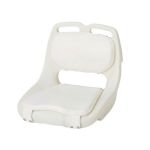 Swivel Bucket seat in White Polyethylene 44,5x43xH40cm #OS4868201