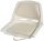 White Polyethylene Seat with Reclining Backrest Seat 500x430mm #OS4840500